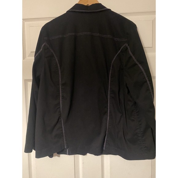 Penningtons women's size 22 black button up jacket - Picture 5 of 6